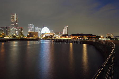 日本横滨米莱市下景。