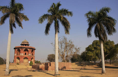 humayuns私人图书馆，purana qila，新德里