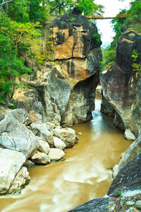 泰国鄂布琅山河