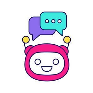 Chatbot 与语音气泡颜色图标