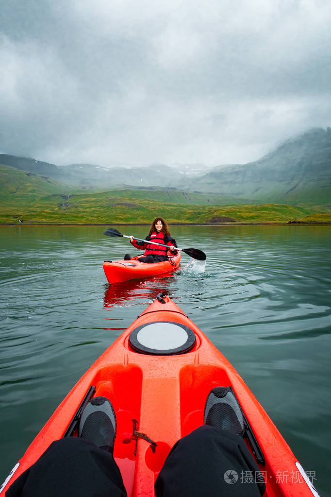 极端冒险运动, 冰岛皮划艇, 独木舟上划, ou