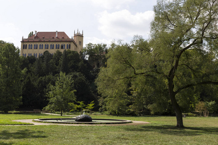 最大的公园在布拉格 Stromovka皇家树树, 捷克共和国