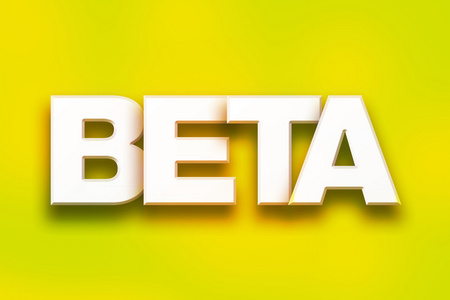 Beta 概念艺术彩色字