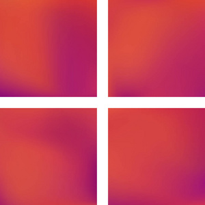 设置为抽象模糊背景。矢量插图。现代几何背景。抽象模板。橙色, 红色, 粉红色的颜色