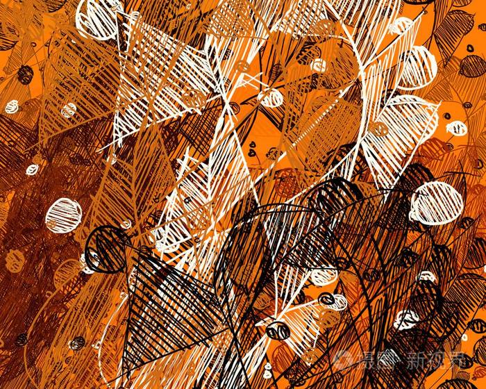 现代艺术品.脂肪涂料的笔触.笔触.艺术背景形象.画布上的抽象绘画