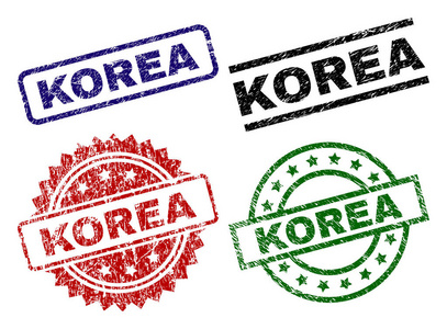 邮票章刮纹韩国印章邮票照片