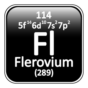 元素周期表元素 flerovium 图标