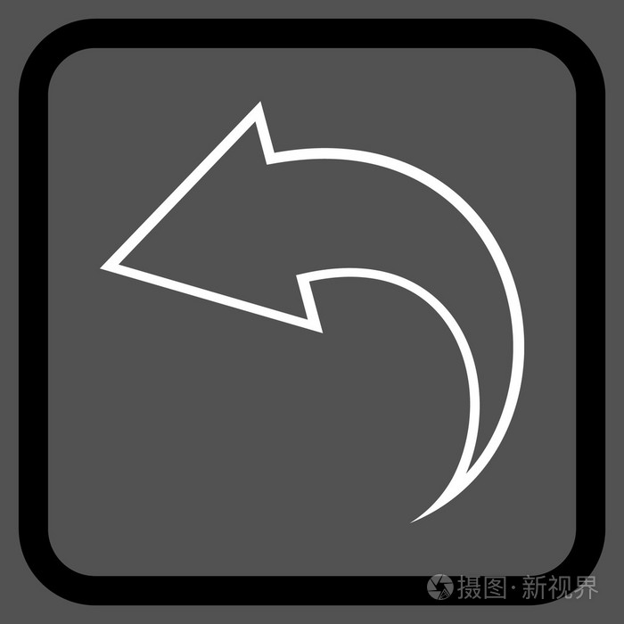 撤消在框架中的矢量图标