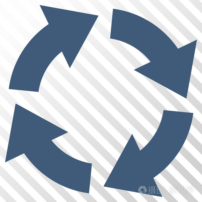 循环矢量图标