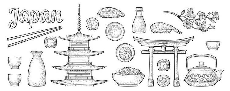 芥末寿司插画 芥末寿司手绘 芥末寿司卡通图 摄图新视界