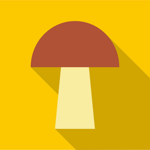 蘑菇图标，平面样式