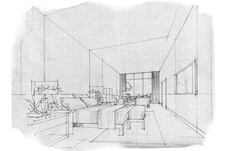 素描球体透视图片