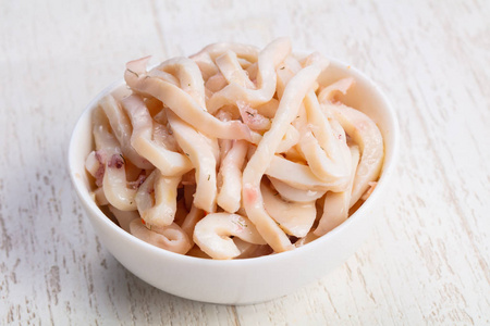 个美味的鱿鱼肉碗相似素材图片