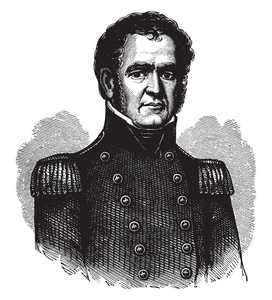 约翰. 罗杰斯准将, 17721838, 他是美国海军高级海军军官, 老式线画或雕刻插图