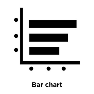 条形图图标矢量隔离白色背景标志概念