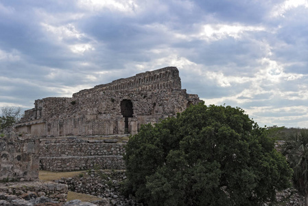 古玛雅城市 Kabah 的废墟, 尤卡坦半岛, 墨西哥