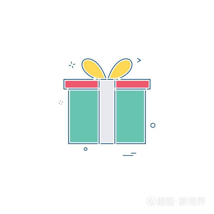 Giftbox 图标设计矢量图