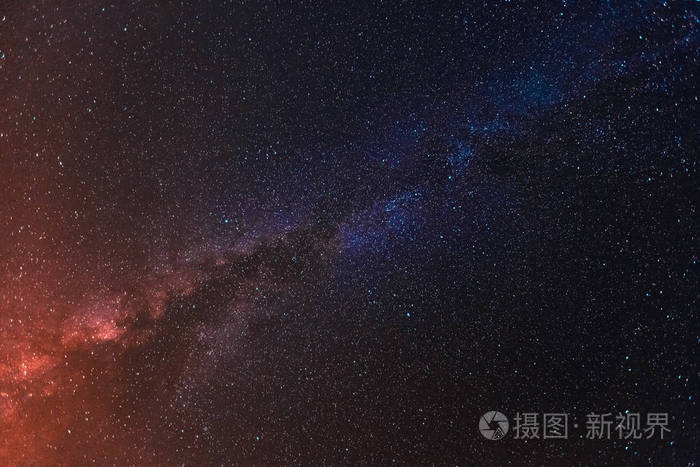 星光灿烂的夜空照片-正版商用图片0t958w-摄图新视界