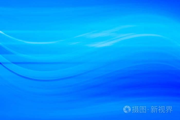 模糊的蓝色背景/渐变清新透明设计背景, 蓝色抽象壁纸