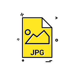 jpg 文件文件扩展名文件格式图标矢量设计