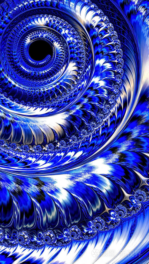 抽象形螺旋-数字生成图像