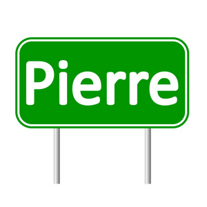 皮埃尔  绿色道路标志