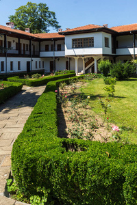 第十九世纪大厦在 Sokolski 修道院圣洁母亲的假定, 加布罗沃区域, 保加利亚