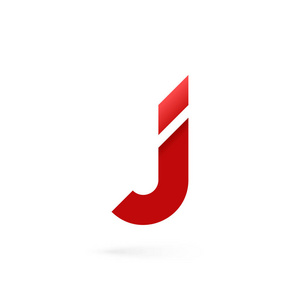 j字母logo字体设计图片