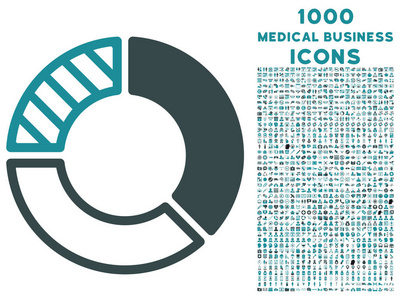 饼图图标 1000 医疗业务图标