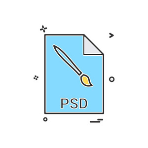 psd 文件文件扩展名文件格式图标矢量设计