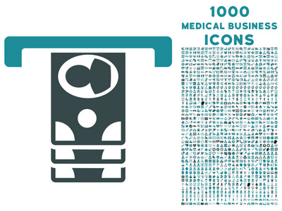 与 1000 年撤回纸币图标医疗业务图标