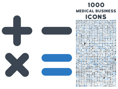 计算器图标 1000 医疗业务图标