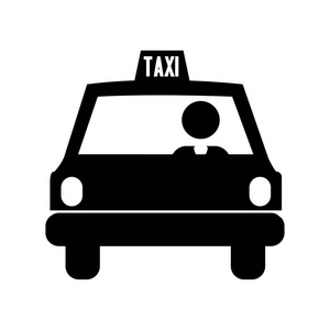 出租车象形图图标图像
