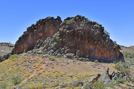 澳洲, Nt, Corroboree 岩石在东部麦克唐纳范围国家公园, 圣地为原住民文化
