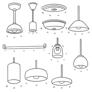 天花吊顶灯具图例图片