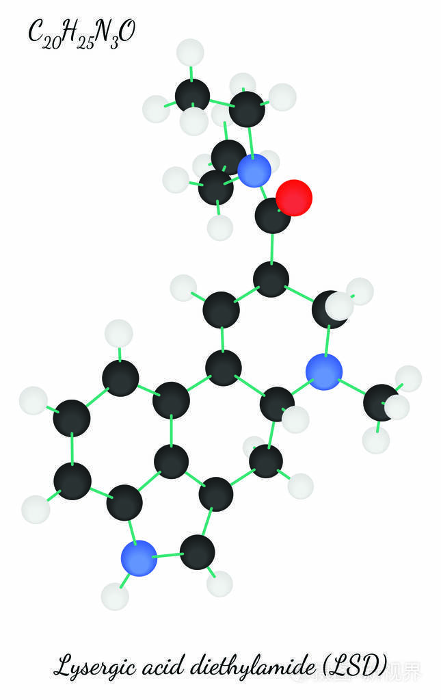 二乙胺 C20h25n3o 分子
