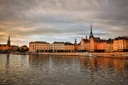 旧城在瑞典斯德哥尔摩市格姆拉斯坦