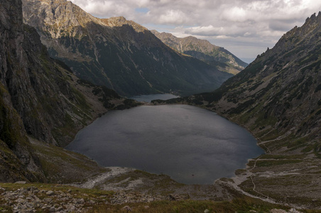 山下湖的美丽景观。高塔特拉山区。波兰