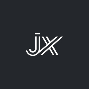 J  X 字母标志
