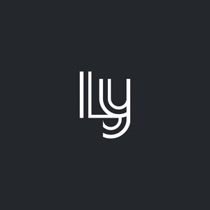 L  Y 字母标志图标