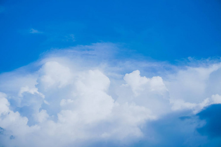 复制空间夏季蓝天白云抽象背景