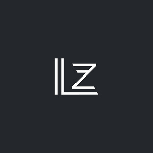 L  Z 字母标志图标