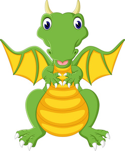 可爱的绿龙图片