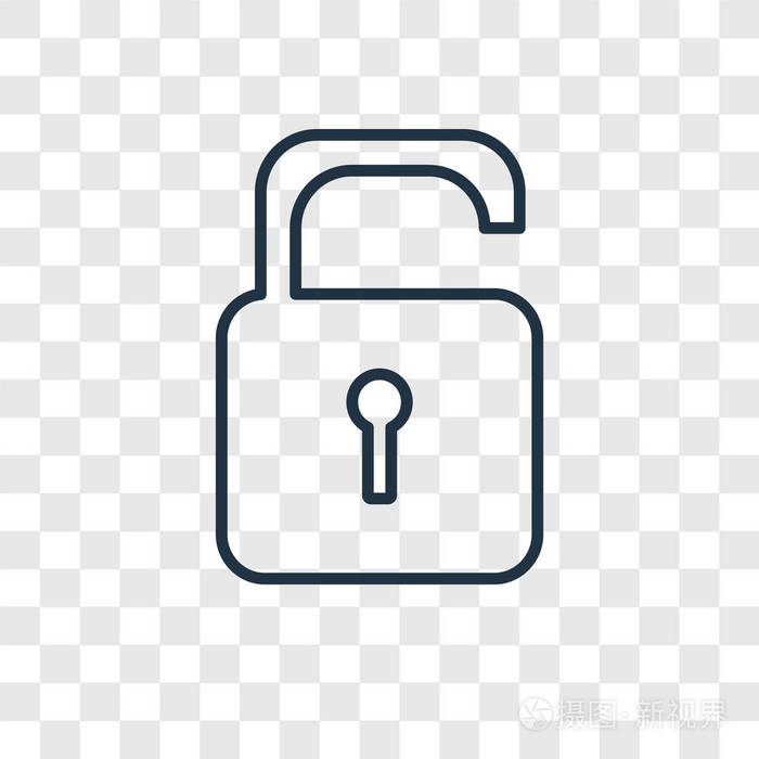 解锁矢量图标简单和现代平面符号为网站, 移动, 标志, 应用程序, ui.