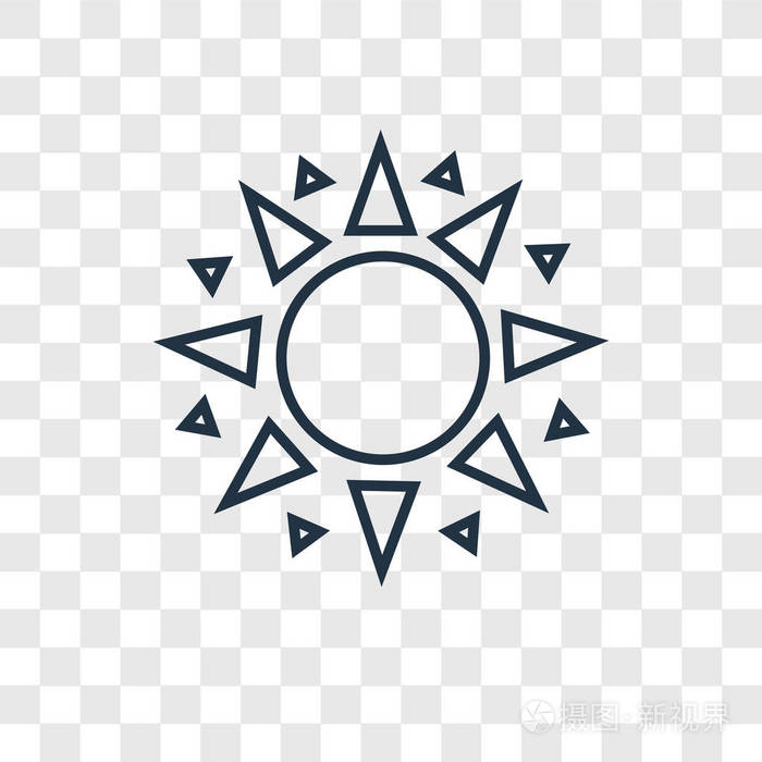 太阳矢量图标简单和现代平面符号为网站, 移动, 标志, 应用程序, ui