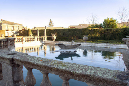 意大利的斯利那星别墅兰特花园在巴格尼亚, 维泰博, 拉齐奥, 意大利