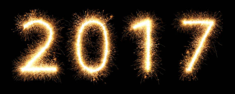 明亮的烟花爆竹爆炸明亮的火花烟花烟花数字208个改变愉快的新年西尔