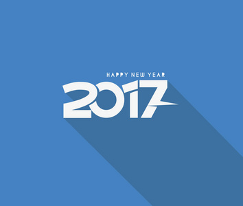 新年快乐 2017年假日矢量