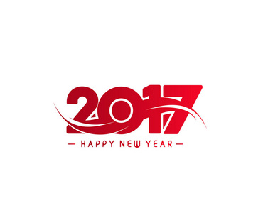 新年快乐 2017年假日矢量