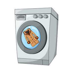 洗衣机卡通图片